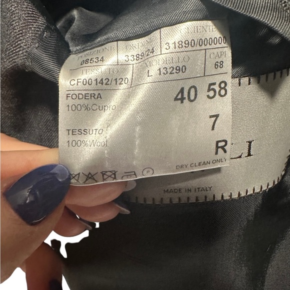 Ⓜ️❤️CANALI LUX plaid wool classic jacket‎ from Nordstrom 48R - NWOT Gorgeous!❤️ - Picture 7 of 16